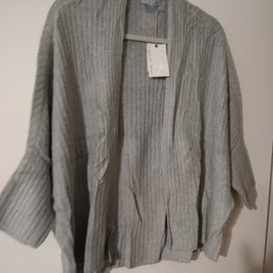 Barefoot Dreams Meadow Green Ribbed Shrug Cardigan